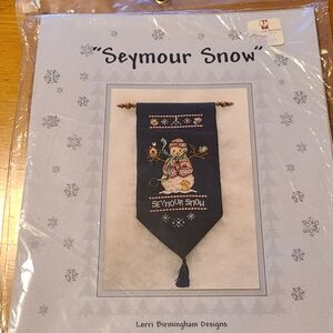 Lorri Birmingham Design "Seymour Snow" cross stitch kit